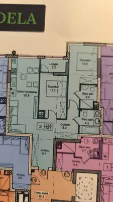 Vânzare apartament 2 camere, Ungheni