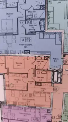 Vânzare apartament 3 camere, Ungheni